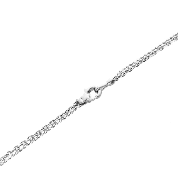 K18WG Diamond Anklet