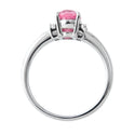 Pt900 Pink Sapphire R