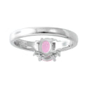 Pt900 Pink Sapphire R