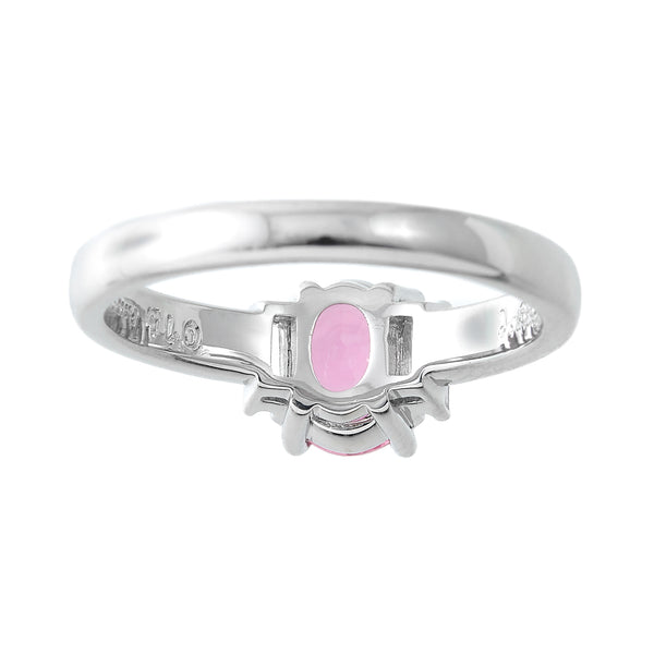 Pt900 Pink Sapphire R