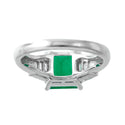Pt900 Emerald R