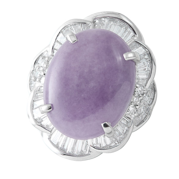 Pt900 Lavender Jadite R
