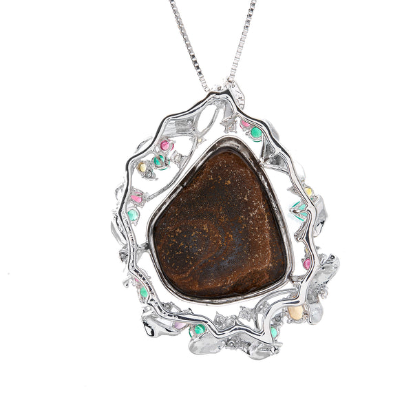 K18WG Boulder Opal PN