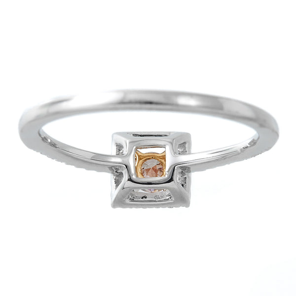 Pt900K18PG Pink Diamond R