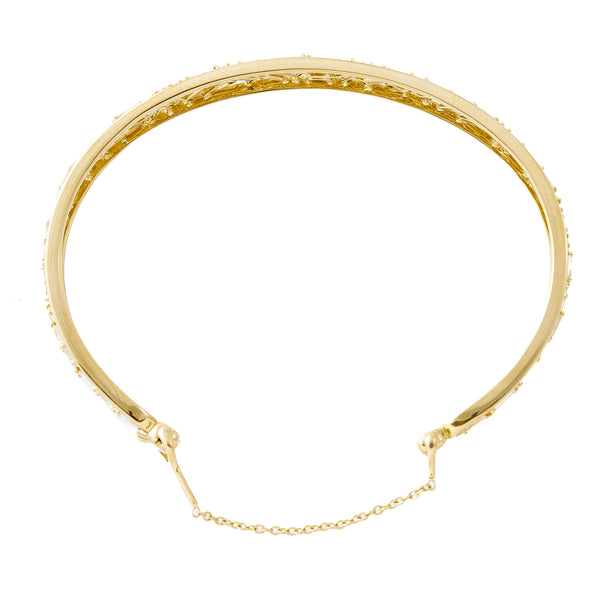 K18 Diamond Bangle