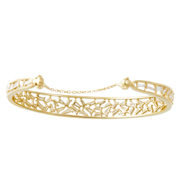 K18 Diamond Bangle