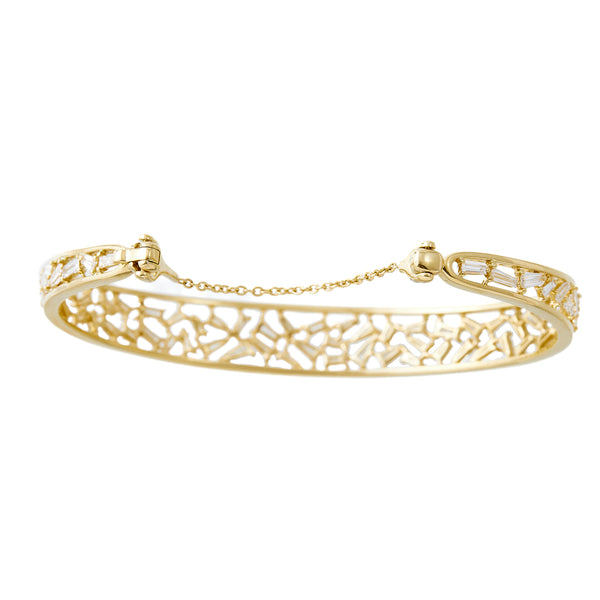 K18 Diamond Bangle