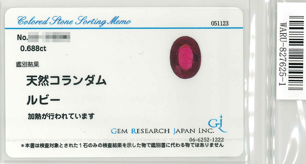 Pt900 Ruby R