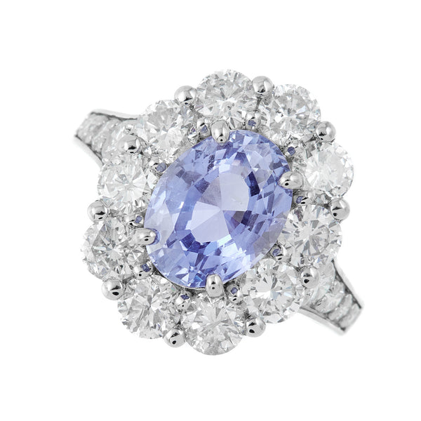 Pt950 Sapphire R