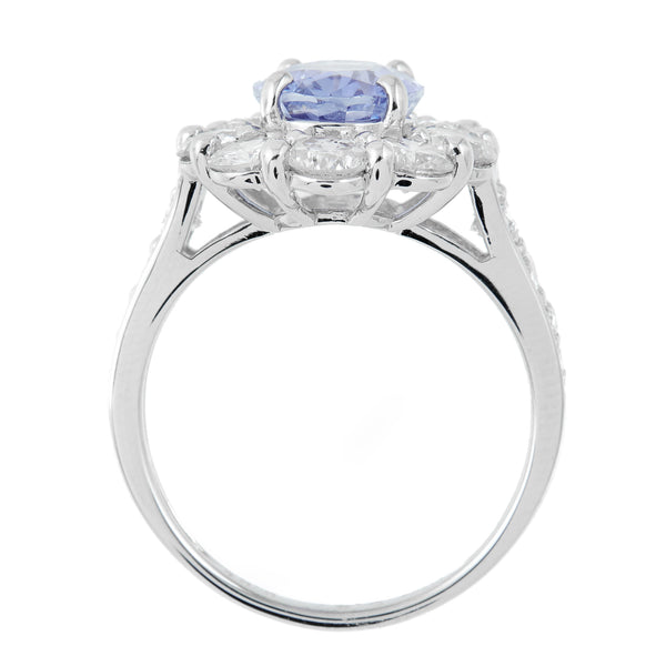 Pt950 Sapphire R