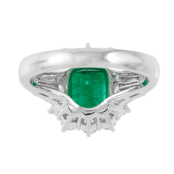 Pt900 Emerald R