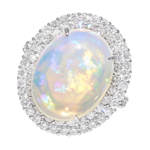 Pt950 Opal R