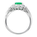 Pt900 Emerald R