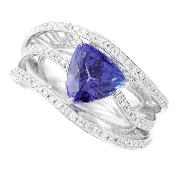 Pt900 Tanzanite R