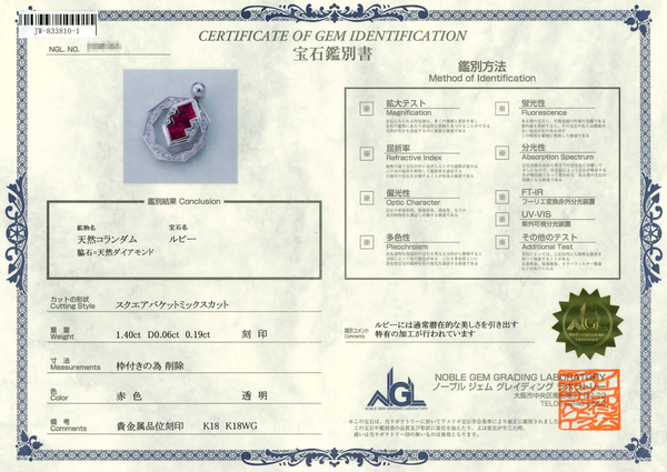 K18WG Ruby PN
