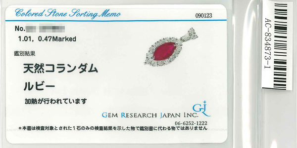 K18WG Ruby PN