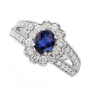 Pt950 Sapphire R