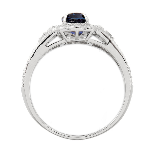 Pt950 Sapphire R