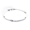 Pt900 Diamond Bangle