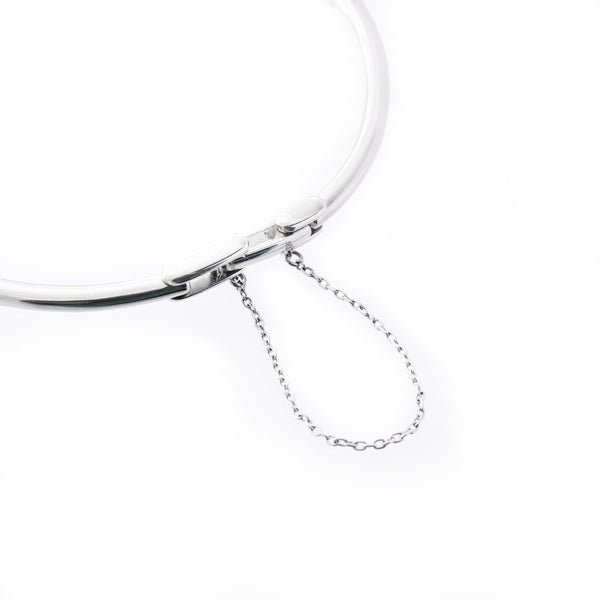 Pt900 Diamond Bangle