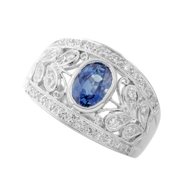 Pt900 Sapphire R