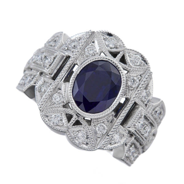 Pt900 Sapphire R