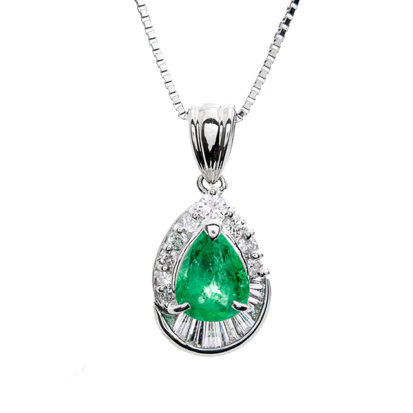 Pt900 Emerald PN