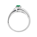 Pt900 Emerald R
