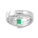 Pt900 Emerald R