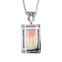 Pt900 Bicolor Tourmaline PN