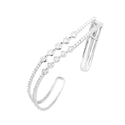K18WG Diamond Bangle