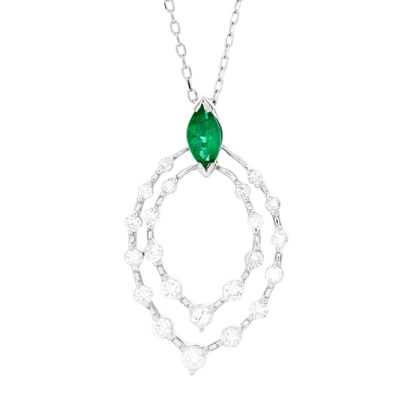Pt900 Emerald PN