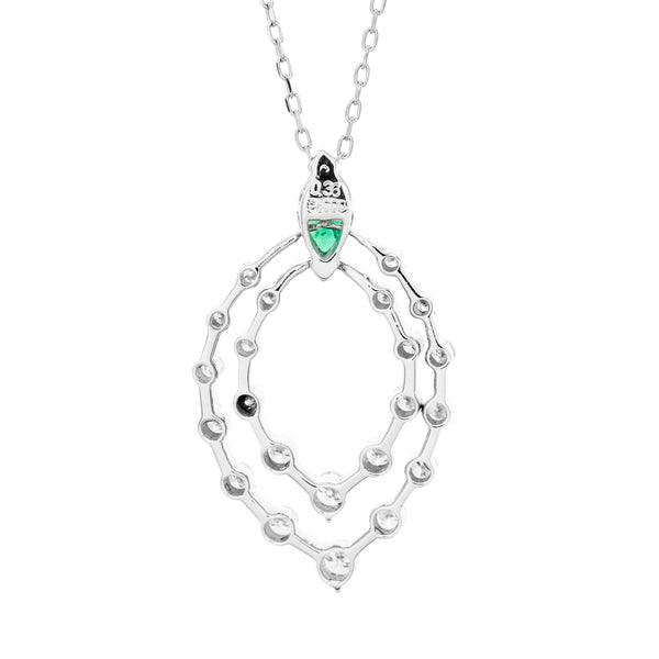 Pt900 Emerald PN
