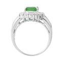Pt900 Emerald R