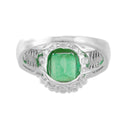 Pt900 Emerald R