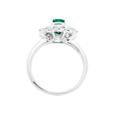 Pt900 Emerald R