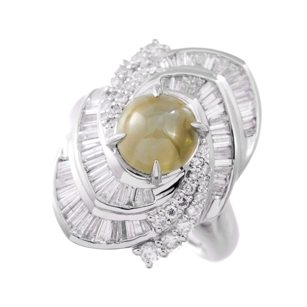 Pt900 Cat's Eye R