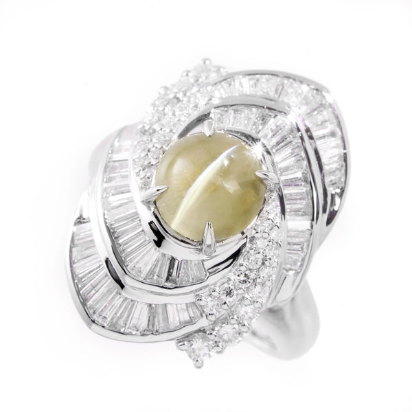 Pt900 Cat's Eye R