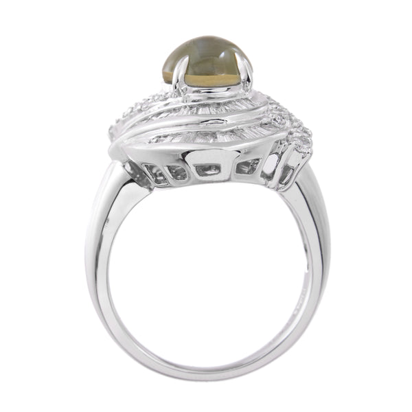 Pt900 Cat's Eye R