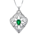 Pt900 Emerald PN