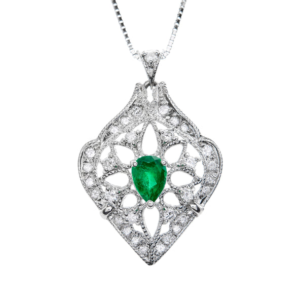 Pt900 Emerald PN