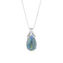 Pt900 Black Opal PN