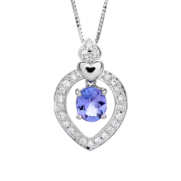 Pt900 Tanzanite PN