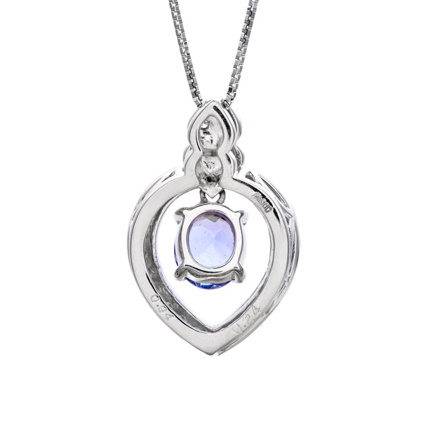 Pt900 Tanzanite PN