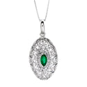 Pt900 Emerald PN