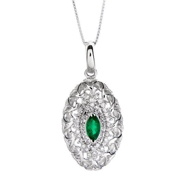 Pt900 Emerald PN