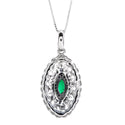 Pt900 Emerald PN