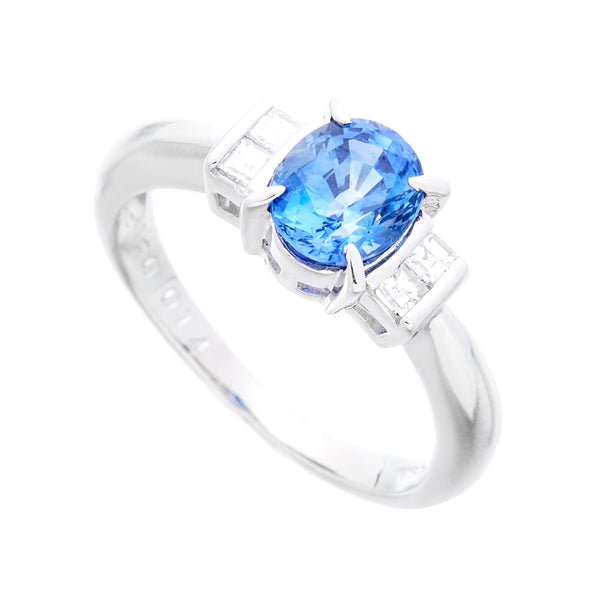 Pt900 Sapphire R