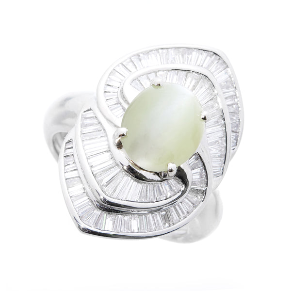 Pt900 Cat's Eye R