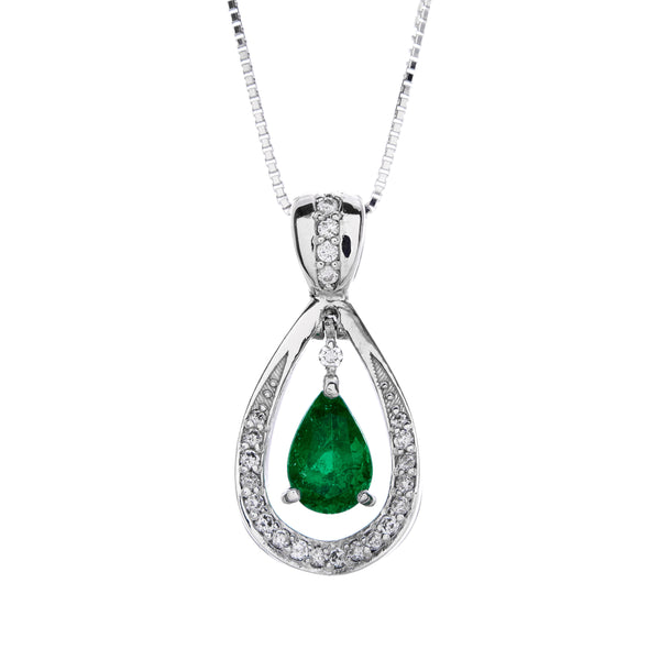 K18WG Emerald PN